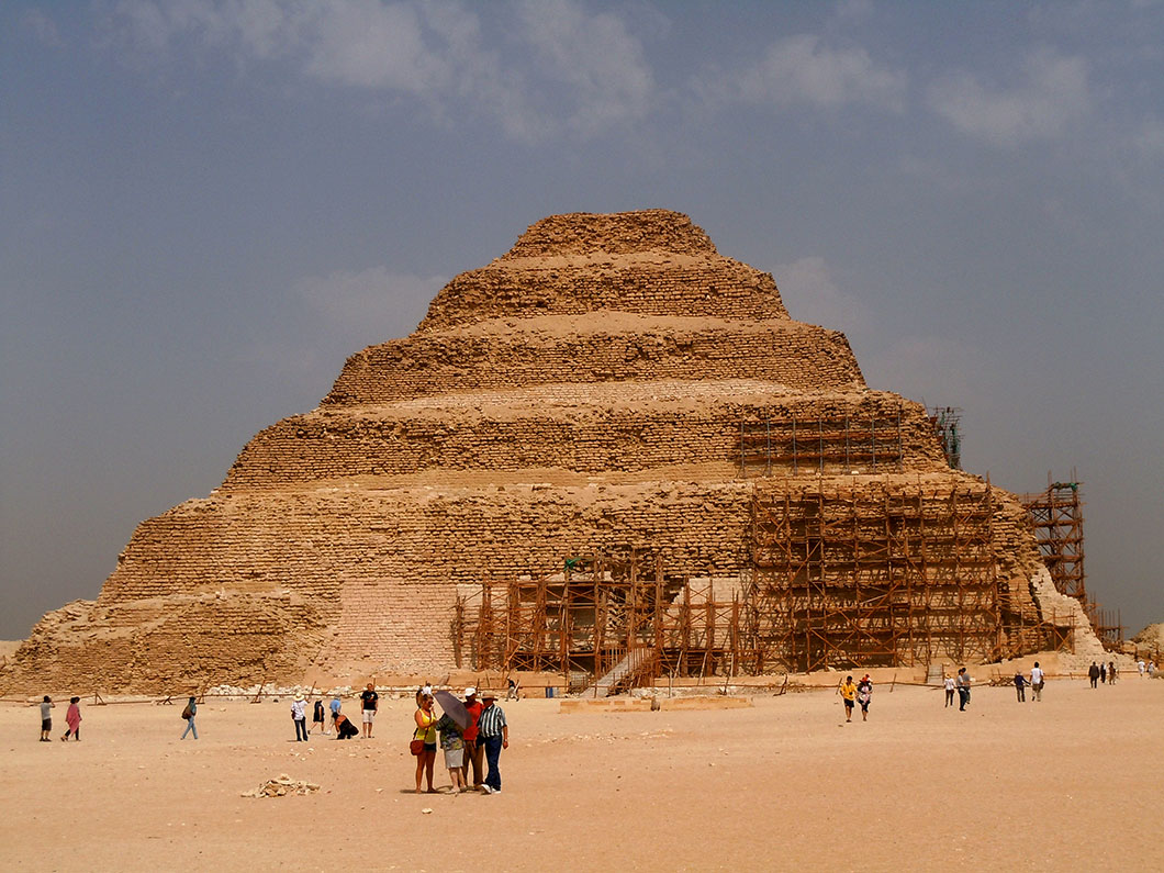 Stepped pyramid of Djoser in Giza, Egypt